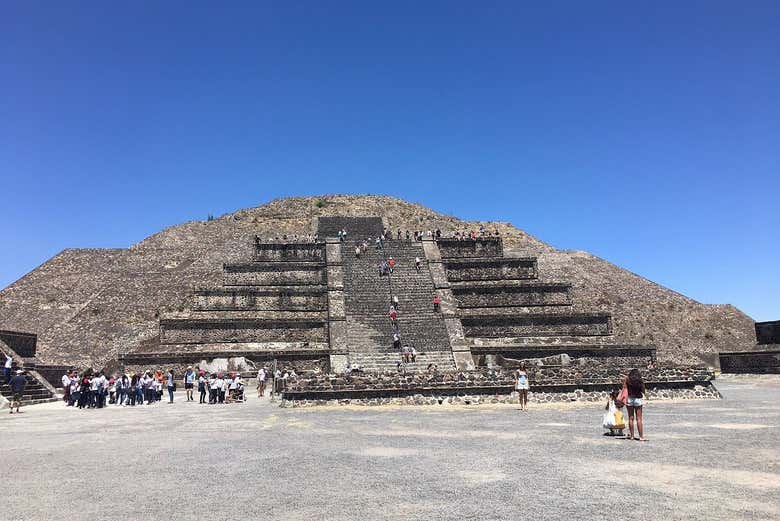 Entrada a la zona arqueológica de Teotihuacán