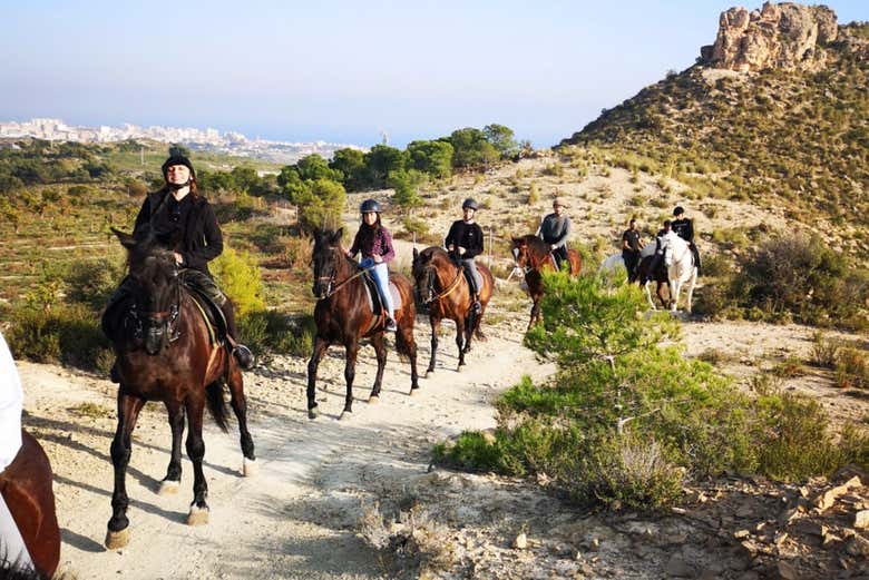 Paseo a caballo por Villajoyosa