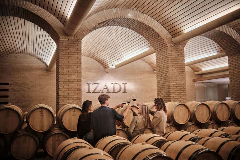 Visita a las bodegas Izadi