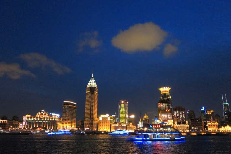 Crucero nocturno por Shanghái + Tour por Nanjing Road
