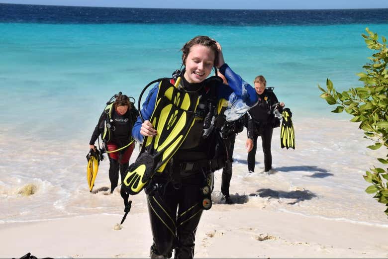 Bautismo de buceo en Bonaire