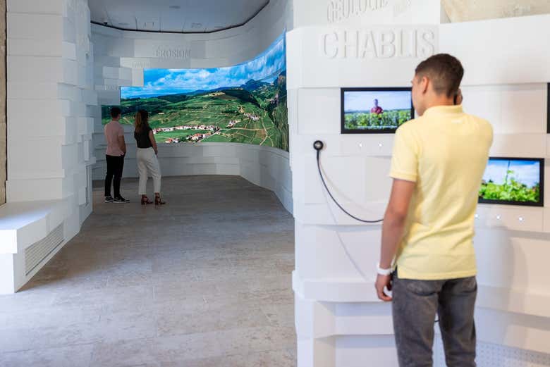 Entrada a la Cité des Climats et Vins de Bourgogne de Chablis