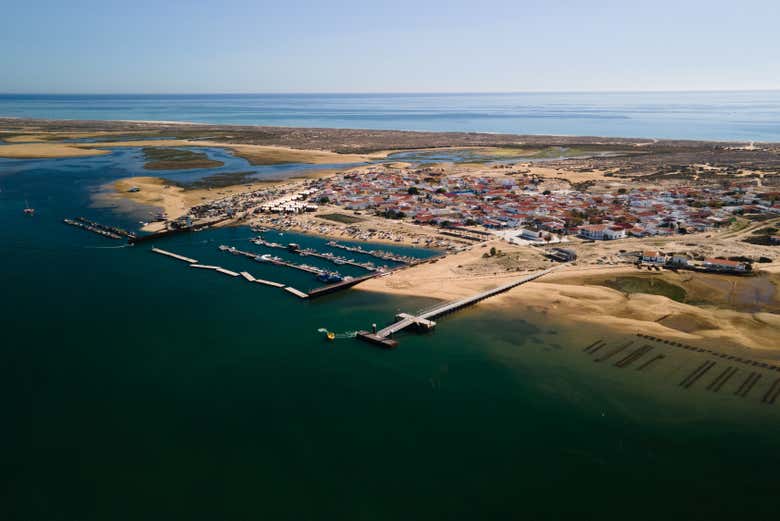 Barco a las islas Deserta, Farol y Culatra