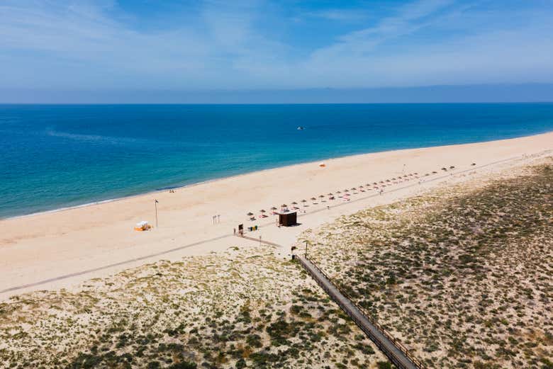 Barco a las islas Deserta, Farol y Culatra