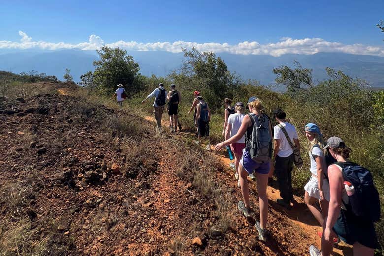 Senderismo por el Camino Real hasta el cañón del Chicamocha + Teleférico Panachi