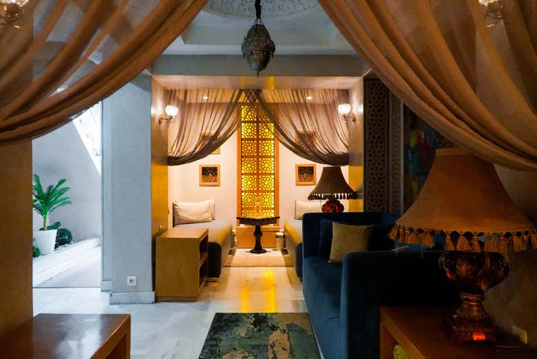 Baño en el hammam Meday Spa