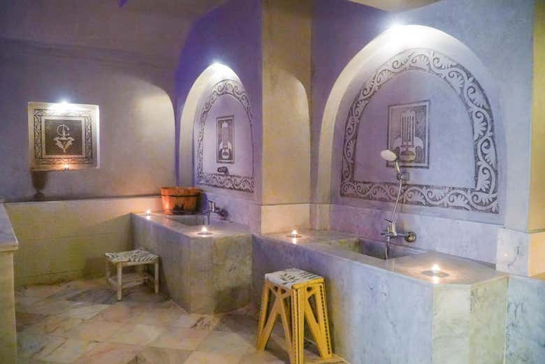 Baño en el hammam Meday Spa