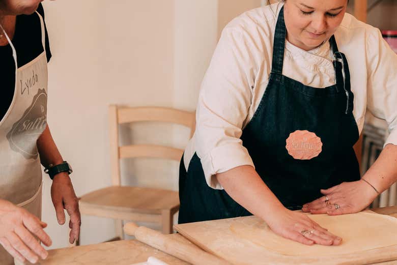 Clase de cocina italiana en Verona