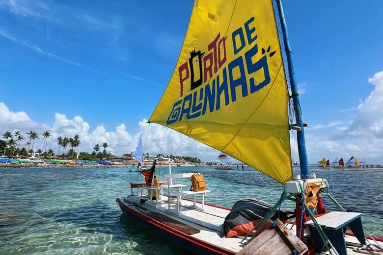 Paseo en jangada por Porto de Galinhas