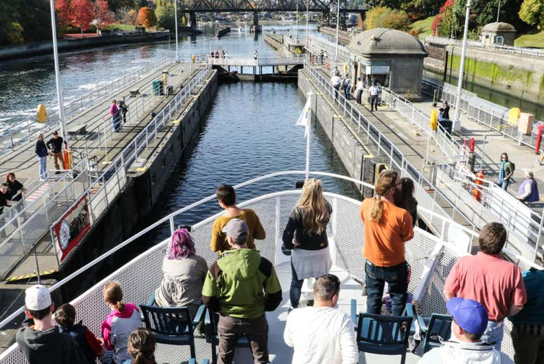 Paseo en barco por Seattle