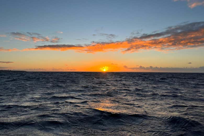 Paseo en barco por el Cabo Espichel al atardecer