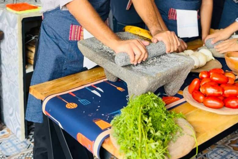 Clase de cocina guatemalteca en Antigua Guatemala