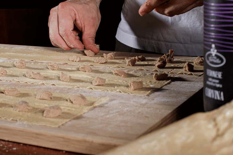 Visita a la bodega Corte Fornello + Taller de pasta fresca