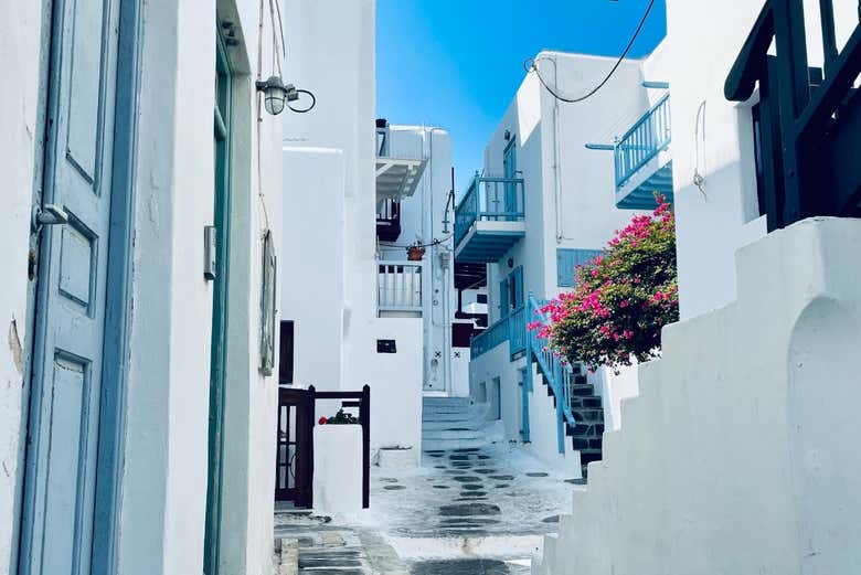 Ferry entre Atenas y Mykonos