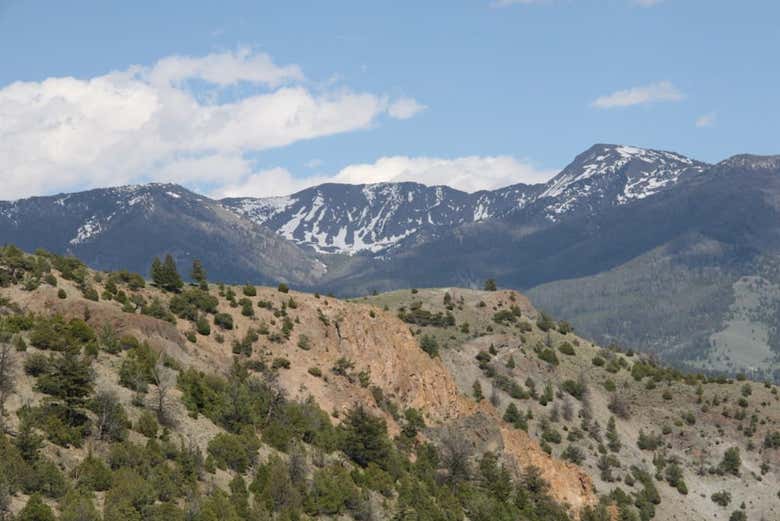 Tirolina en Yellowstone