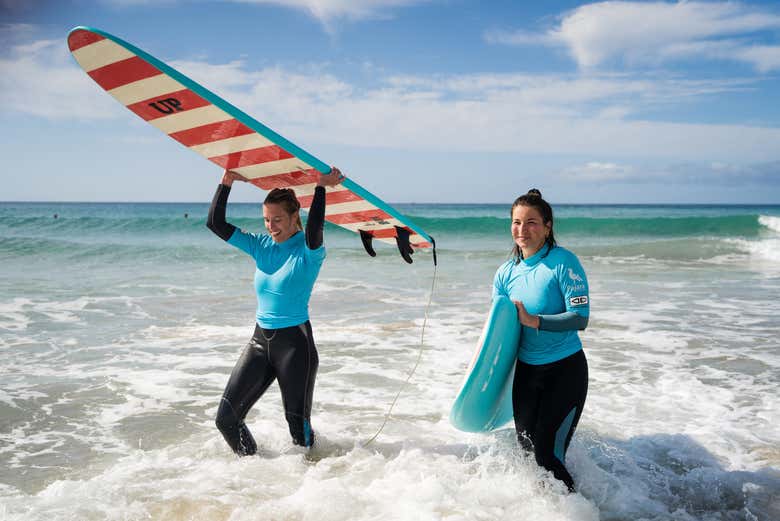 Curso de surf en Jandía