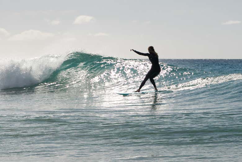 Curso de surf en Jandía