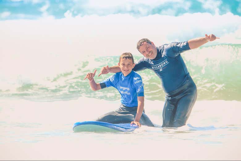 Curso de surf en Jandía