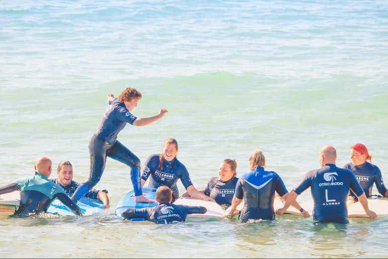 Curso de surf en Jandía