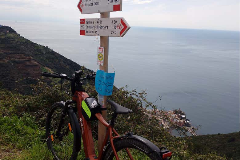 Tour en bicicleta eléctrica por Cinque Terre