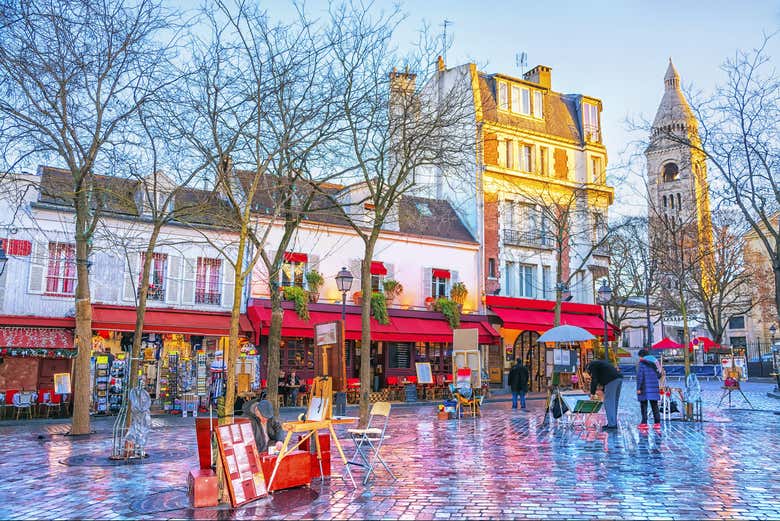 Tour por Montmartre + Cata de quesos y vino