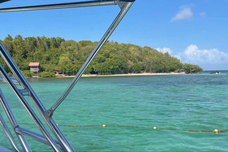 Paseo en barco por la bahía de Le Robert