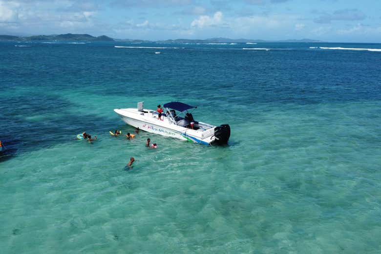 Paseo en barco por la bahía de Le Robert