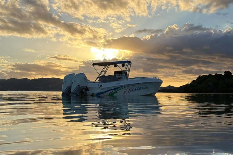 Paseo en barco por la bahía de Le Robert