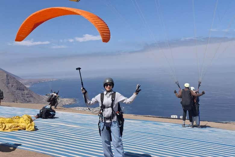 Vuelo en parapente por Iquique