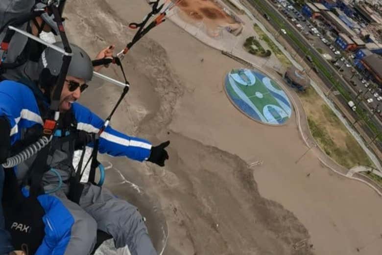 Vuelo en parapente por Iquique