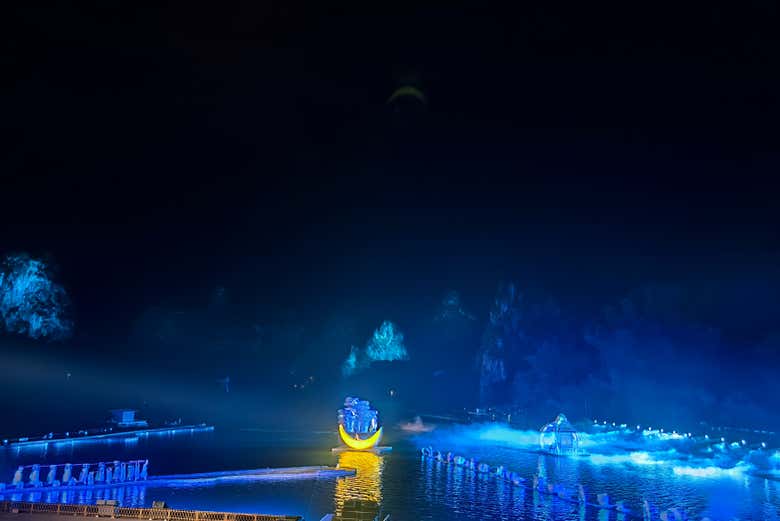Espectáculo Impression Liu Sanjie sobre el río Li