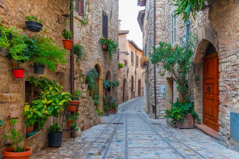 Excursión a Spello en tuk tuk + Entrada a la Villa de los Mosaicos
