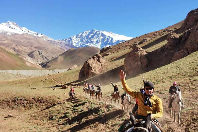 Cruce de los Andes a caballo en 8 días