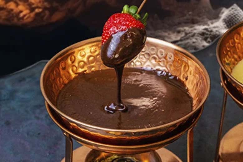 Fondue en el restaurante Era do Fogo