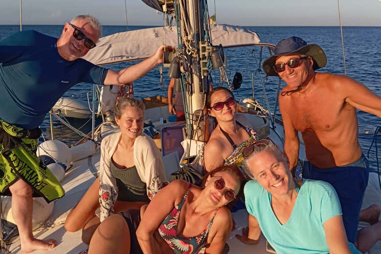 Paseo en velero por la Punta del Gigante con snorkel