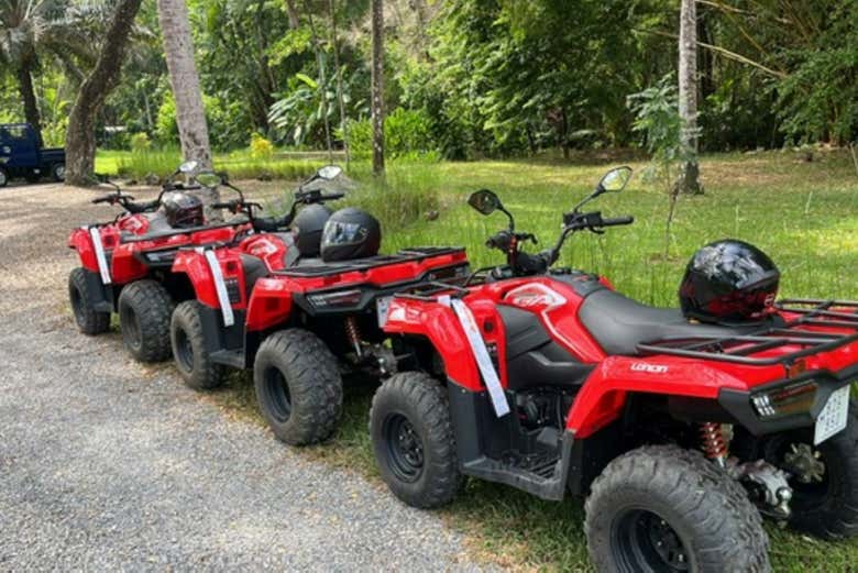 Tour en quad por Tambor + Tirolina