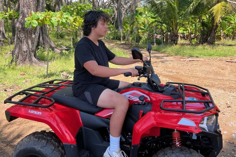Tour en quad por Tambor + Tirolina