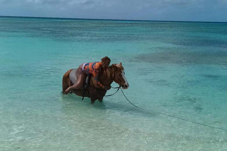 Paseo a caballo por la playa de Local Village