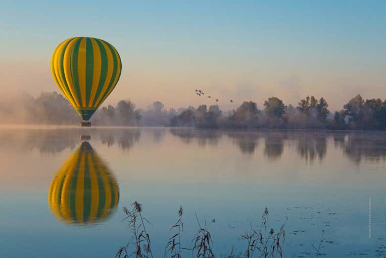 Paseo en globo por Cáceres