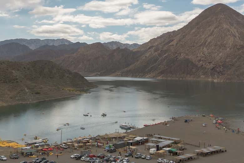 Actividades acuáticas en el Dique Punta Negra + Comida