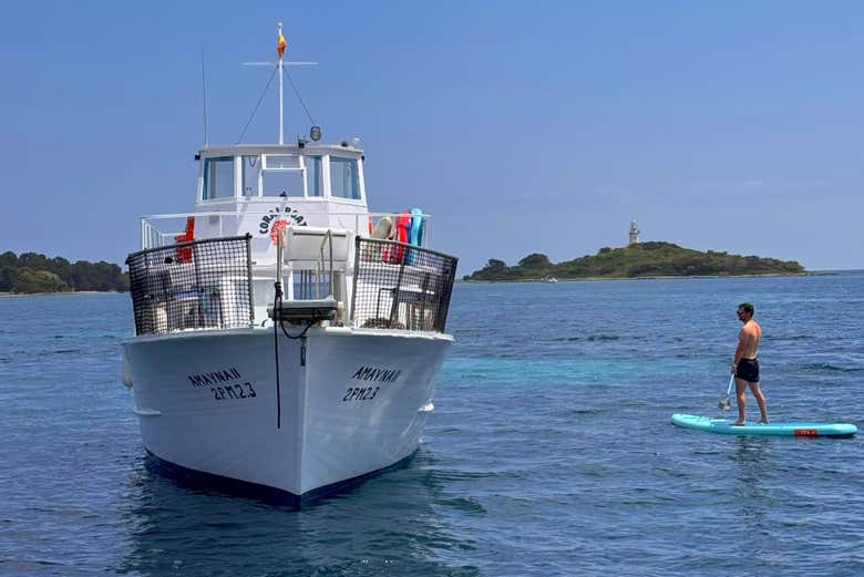 Paseo en barco por la bahía de Alcudia