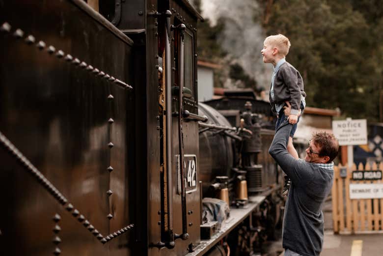Tren Puffing Billy hasta el Emerald Lake Park