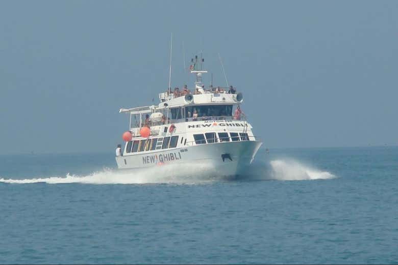 Paseo en barco por Cesenatico