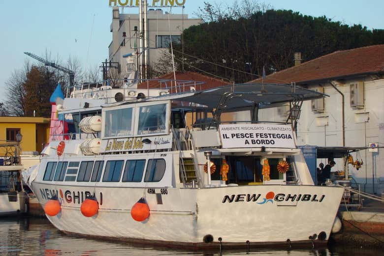 Paseo en barco por Cesenatico