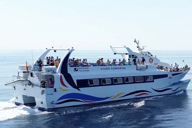 Excursión a Tabarca en barco con visión submarina