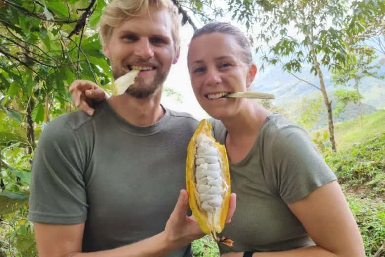 Visita a una finca de cacao