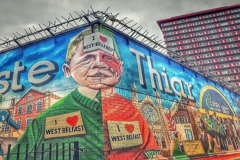 Free tour por el Belfast político