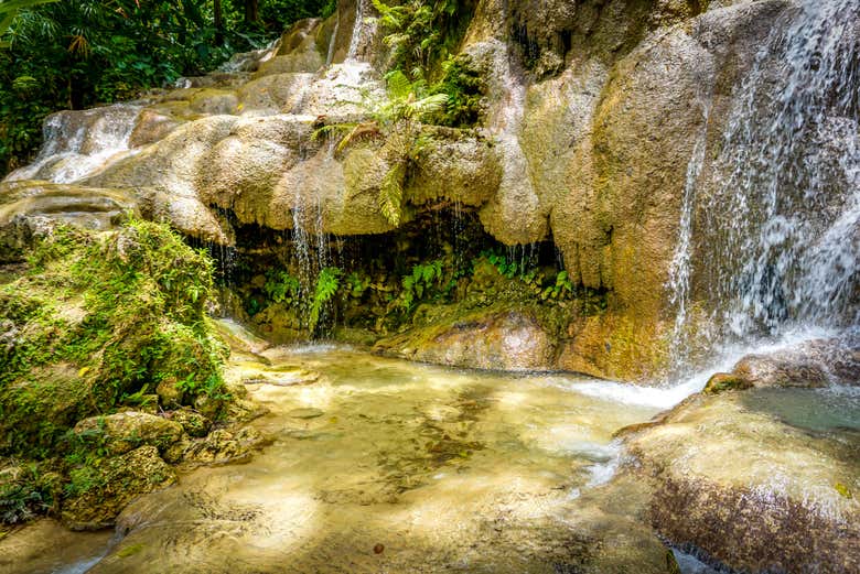 Excursión a las cataratas Konoko Falls y las cuevas de Green Grotto