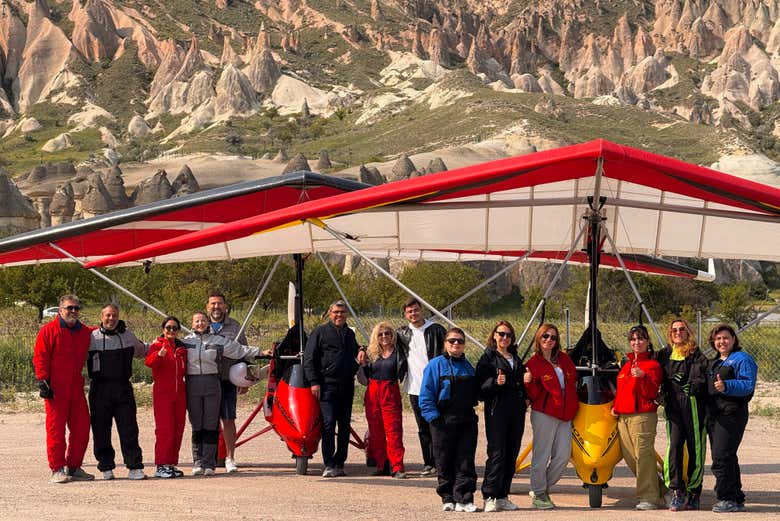 Vuelo en ultraligero por Capadocia