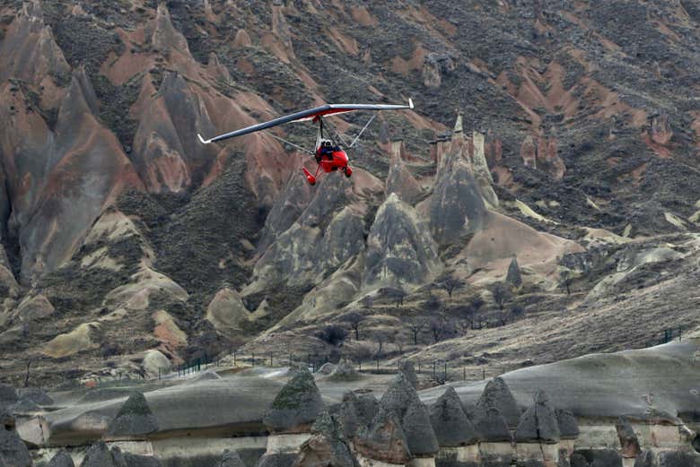 Vuelo en ultraligero por Capadocia